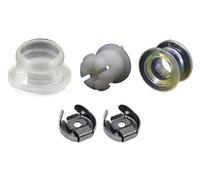 Kit premium optimizado de reparación palanca cambios manual Varillaje clásico 1997-2005 - Caja 02J/02K, para grupo VW (1997-2005), goma buje + casquillos + arandelas clips, 171711067B, 1K0711049AF