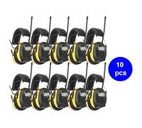 Kit Pro: 10 Cascos Antiruido Radio FM