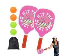 Kit profesional de bolas perforadas, kit de pelota deportiva, kit de bolas perforadas para principiantes, gran área de raqueta, juego de remo con bolas perforadas, acceso