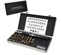 Kit profesional de combustión de madera, 60 piezas de bolígrafos de leña de temperatura ajustable, herramienta de combustión de madera en caja de metal premium, regalo ideal para pirografía, madera
