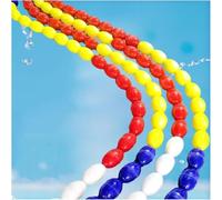 Kit profesional de cuerda de seguridad y flotador para piscina, línea de advertencia de demarcación de carril para piscinas, playas y parques acuáticos, solución de seguridad de zonas peligrosas