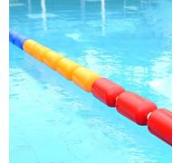 Kit profesional de cuerda de seguridad y flotador para piscina para división de carril y seguridad en piscinas interiores y exteriores