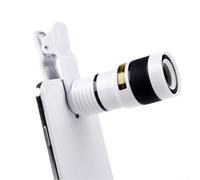 Kit profesional de lentes de cámara de teléfono para teléfonos inteligentes que captura los momentos preciosos de la vida en inigualable (blanco)