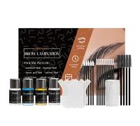 Kit profesional de levantamiento de cejas, cejas más completas y gruesas, fácil de usar, de larga duración, adecuado para el salón y el uso doméstico