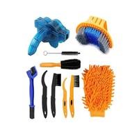 Kit profesional de limpieza de bicicletas, Mountain & Road para mantenimiento de bicicletas con cepillo de cadena, cepillo de lavado, duradero y fácil de usar para el cuidado de ciclismo al aire libre