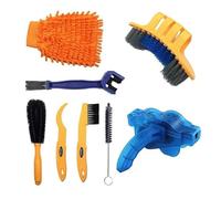 Kit profesional de limpieza de bicicletas, Mountain & Road para mantenimiento de bicicletas con cepillo de cadena, cepillo de lavado, duradero y fácil de usar para el cuidado de ciclismo al aire libre
