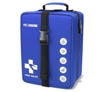 Kit profesional de primeros auxilios de 508 piezas - Kit de emergencia 4 en 1 desmontable para el hogar, coche, viajes, camping, senderismo, trabajo, vehículo y exterior, gran kit de primeros auxilios