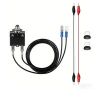 Kit profesional de probador de fusibles reiniciables de 3 amperios y 5 amperios para diagnósticos de interruptores de circuito HVAC para sistemas de 24 V a 250 V con cobre estañado seguro para clips