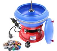 Kit Profesional De Pulidora Eléctrica De Rocas, Máquina Vibratoria De Pulido De Piedras De 6,2 L, Recipiente De Pulido Pulir Piedras Preciosas Y Fabricar Joyas. 3.5L