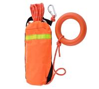 Kit profesional de rescate acuático - Bolsa de rescate de agua de 65 pies, cuerda flotante de resistencia a la tracción de 1900 libras con rayas reflectantes y junta tórica, equipo de seguridad
