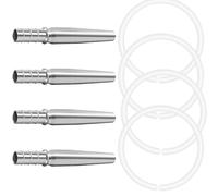 Kit profesional de roscado de arce con 4 puntas de acero inoxidable y 4 tubos de grado alimenticio, suministros de roscado de jarabe de arce resistentes y resistentes a fugas para uso doméstico