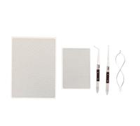 Kit profesional de soldadura de joyería con bloques de soldadura de cuarzo resistentes al calor, pinzas de bloqueo cruzado para la fabricación de joyas, reparación y aficionados