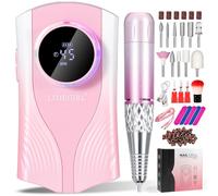 Kit profesional de taladro eléctrico recargable para uñas, 40000 rpm, portátil, lima de uñas E, máquina eléctrica para uñas acrílicas, lima de uñas inalámbrica para pulir, dar forma, quitar uñas de