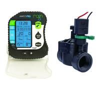 KIT PROGRAMADOR DE RIEGO A PILAS RAIN IP68 AMICO PRO 1 ZONA + ELECTROVÁLVULA RN