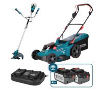 Kit promocional para el cuidado del césped KS 43LM-BCT40V-SET