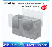 Kit protector de pantalla de vidrio templado SmallRig OSMO Action 6 para DJI OSMO Action 6 con protector de lente delantero/trasero-5892 5892