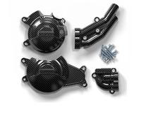 Kit Protector Tapa Protector De La Cubierta del Motor para Yamaha MT-07 MT-07AMT MT07 AMT 2025 Protección Bomba Agua, Tubo Alternador Motocicleta Motor(Conjunto 2)