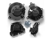 Kit Protector Tapa Protector De La Cubierta del Motor para Yamaha MT-09 MT09 MT 09 AMT 2021-2025 Carcasa Protección Embrague Alternador Impulsos Bomba Motocicleta Motor(Conjunto 1)