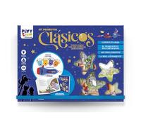 KIT PROYECTOR CUENTOS CLÁSICOS: CAPERUCITA ROJA, EL TRAJE NUEVO DEL EMPERADOR, LOS TRES CERDITOS, LA BELLA DURMIENTE - CAJA CON PROYECTOR