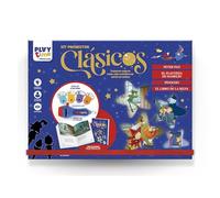 KIT PROYECTOR CUENTOS CLÁSICOS: PETER PAN, EL FLAUTISTA DE HAMELÍN, PINOCHO, EL LIBRO DE LA SELVA - CAJA CON PROYECTOR