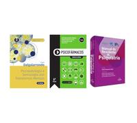 Kit Psicopatologia e Semiologia + Psicofármacos + Manual do Residente