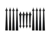 Kit Puerta Corredera, 4 manijas 8 bisagras correnecimiento de la puerta del granero kit de hardware asa de garaje bisagra mejor que la bisagra decorativa