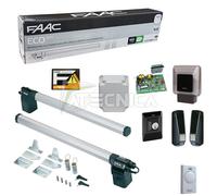 FAAC Kit de automatización Eco 105632445 para puerta batiente 230V 433 MHz 1,8 m Verde