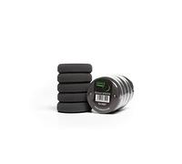 Kit pulimento coche con 5 esponjas pulidoras super brillo 80mm para eliminar arañazos ligeros y hologramas polish coche quita rayones detailing automocion acabado profesional | GUBOSA