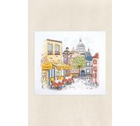 Kit punto de cruz contado DMC "Montmartre", 23x21cm