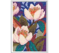 Kit punto de cruz contado RTO "Revelation of Color, water lilies", 9x13,5cm