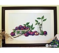 Kit Punto de Cruz Dulces Ciruelas