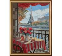 Kit Punto de Cruz París Soleado