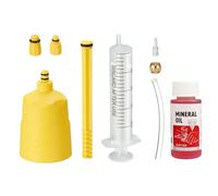 Kit Purgado Frenos,Kit de Purga de Freno para Bicicleta,para Shimano, Tektro, Magura,Gama de Frenos de Disco Hidráulicos,Incluido Líquido de Freno Mineral (60ml)