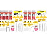 Kit Purgado frenos Para Shimano, Tektro, Magura, Kit Sangrado frenos de frenos de Disco Hidráulico Para Bicicletas, Incluido Líquido de freno Mineral (180ml) (Paquete de 2)