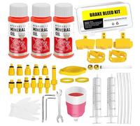 Kit Purgado frenos Para Shimano, Tektro, Magura, Kit Sangrado frenos de frenos de Disco Hidráulico Para Bicicletas, Incluido Líquido de freno Mineral (180ml)