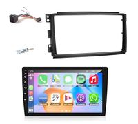 Kit Radio 9" Gran Pantalla + Marco Adaptador para Smart ForTwo 451 2007-2010 - Pantalla táctil 2DIN, Bluetooth 5.0, USB, Wireless Apple CarPlay & Android Auto, GPS, Plug & Play