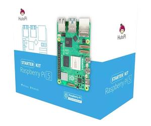 Kit Raspberry Pi 5 HutoPi 8GB 32GB MicroSD Ventilador Carcasa Micro-HDMI/HDMI