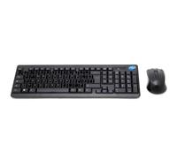 Nilox, Teclado y ratón inalámbrico, tamaño Compacto, ratón 1000 dpi, Teclado USB con diseño Italiano, tecnología inalámbrica 2.4G, Receptor Nano, Plug and Play, Compatible con Windows, Color Negro
