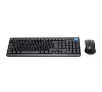 Nilox, Teclado y ratón inalámbrico, tamaño Compacto, ratón 1000 dpi, Teclado USB con diseño Italiano, tecnología inalámbrica 2.4G, Receptor Nano, Plug and Play, Compatible con Windows, Color Negro
