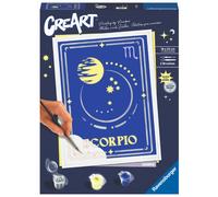 Ravensburger - CreArt Trend D Zodiac: Escorpio, Horóscopo, Kit para Pintar por Números Adultos, Juego Creativo para Adultos y Niños 14+ Años