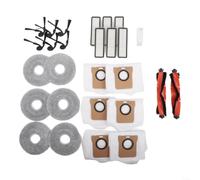 Kit Recambio para aspiradora para xiaomi 5 Pro con Kit Recambio | Incluye para polvo, filtros HEPA, cepillos laterales, mopas y cepillo , instalación fácil