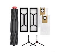 Kit Recambios para eufy S1 Pro: Cepillo Goma Kit Recambios para | Cepillo goma ajustable, succión , evita enredos de pelo, para ideal suelos duros