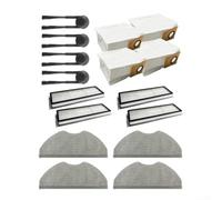 Kit Recambios para xiaomi para h40 OV51: 4 Filtros, Cepillos | 4 filtros, 4 para polvo, 4 cepillos laterales, 4 mopas, compatible para h40 OV51