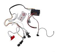 Kit receptor de control remoto de 2,4 G para coche eléctrico para niños, controlador de interruptor de cable con función suave, compatible con 6 V 12 V Baby Ride On (RX37 12 V A)