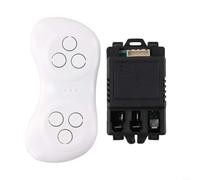 Kit receptor de control remoto GY-RX18 de 6 V 12 V para coche eléctrico de niños, controlador inalámbrico de 2.4 G con función de parada de seguridad, compatible con vehículos de paseo (1 juego)