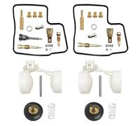 Kit Reconstrucción Kit De Reconstrucción Carburador para ROADSTAR VRX400 VRX400T 1996-1998 VRX 400 T 400T con Válvula Corte Aire Y Flotador Juego de Piezas de Carburador(Conjunto 1)