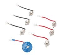 Kit rectificador de diodos, 3 positivos 3 negativos, línea de 8 Cm, instalación fácil, material metálico, accesorio esencial para generadores, piezas profesionales