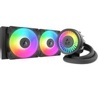 ARCTIC Liquid Freezer III Pro 240 A-RGB - Enfriador de CPU AIO, 2 x 120 mm Refrigeración por Agua, 38 mm Radiator, Bomba PWM, Ventilador VRM, AMD AM5/AM4, Intel LGA1851/1700 Marco de Contacto - Negro