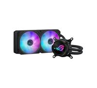 ASUS ROG STRIX LC III 240 ARGB - Refrigerador líquido AiO con bloque de agua giratorio en 360°, bomba Gen7 v2 de Asetek, ventiladores ROG ARGB y más de 10 efectos de iluminación Aura personalizados