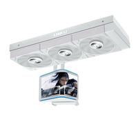 Kit Refrigeración Líquida CPU AIO Lian Li HydroShift II OLED Curved 360P28 Blanco - 360mm